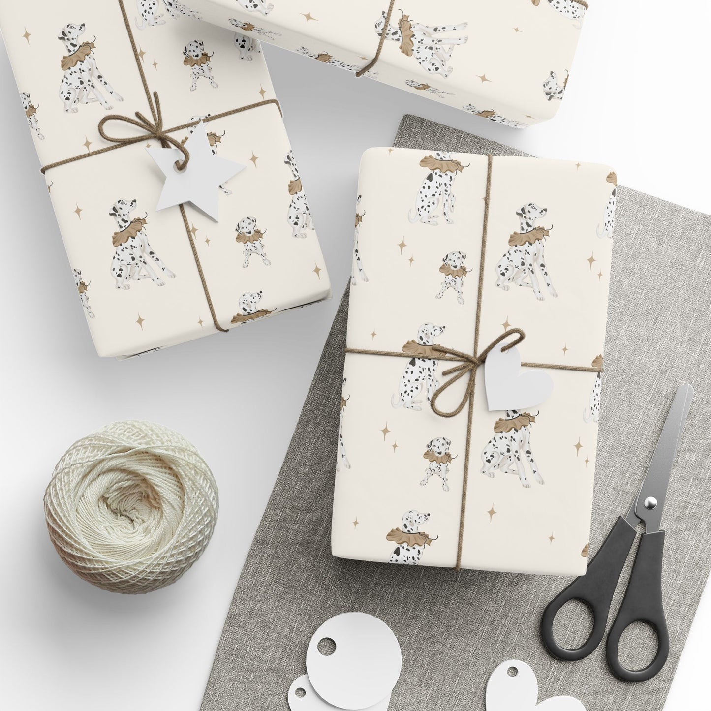 Dalmatian Dog Gift Wrapping Paper, Dog Lover Gift Wrapping Paper Roll, Dog Wrapping Paper Roll