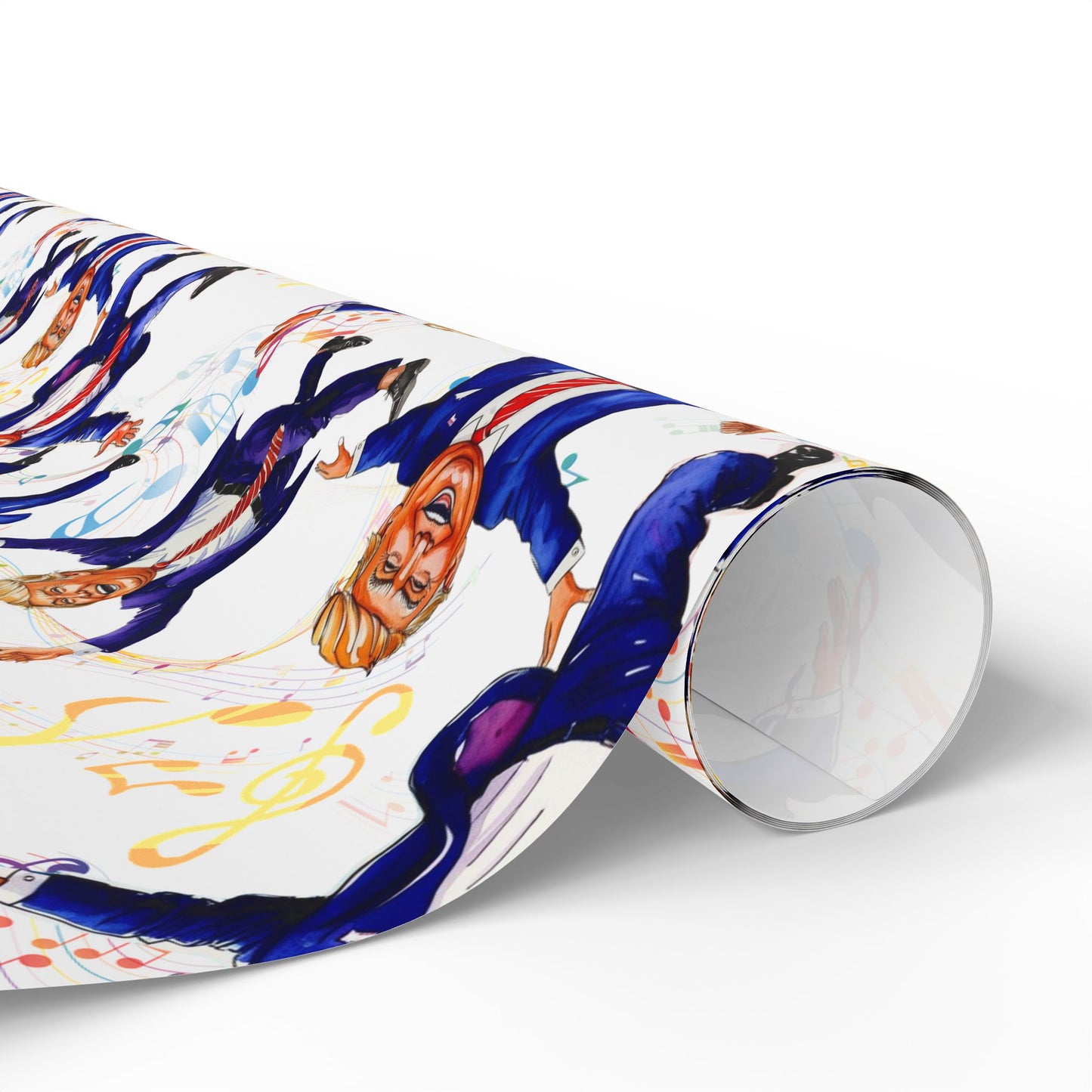 President Birthday Gift Wrapping Paper Roll, One Sheet in A Roll, President Donald Party Decor, Funny President Wrap Paper