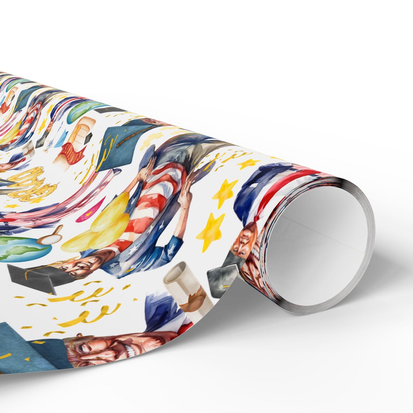 President Graduation Wrapping Paper Roll