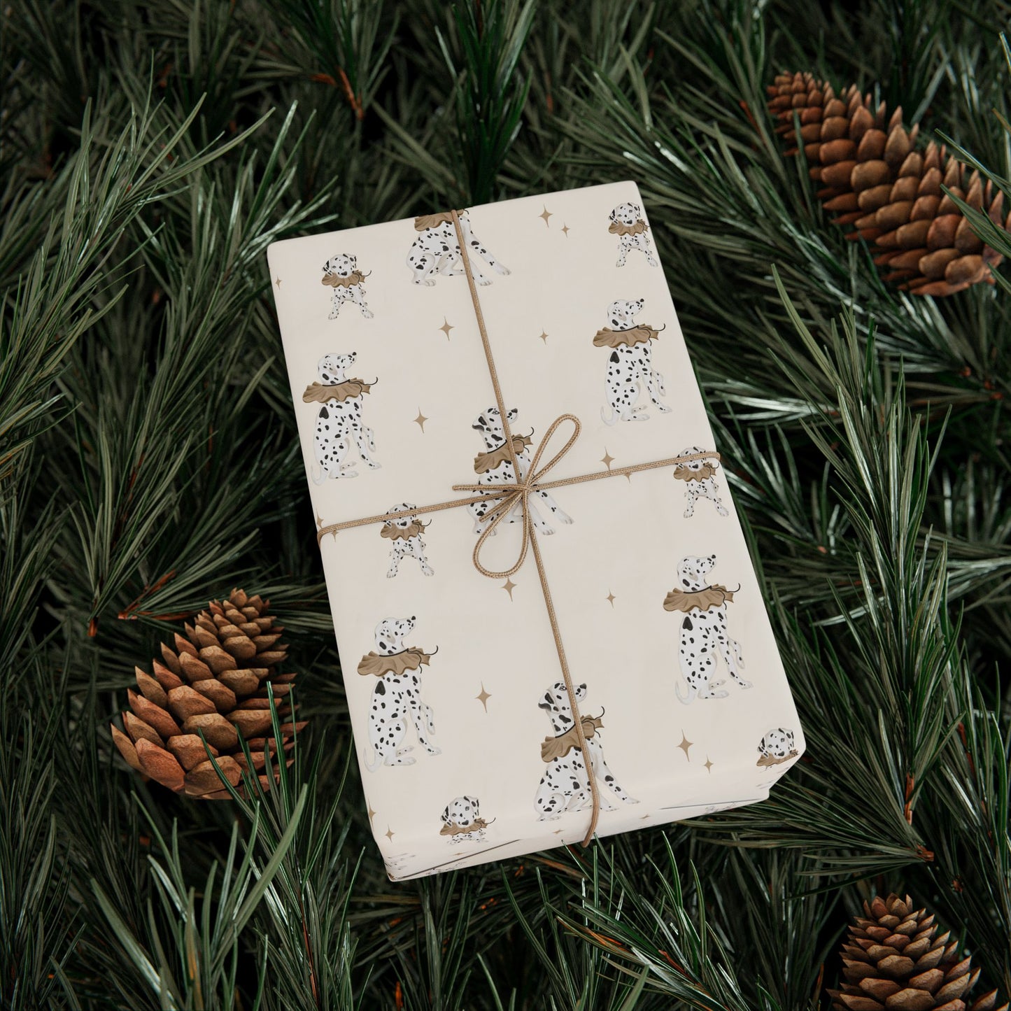 Dalmatian Dog Gift Wrapping Paper, Dog Lover Gift Wrapping Paper Roll, Dog Wrapping Paper Roll