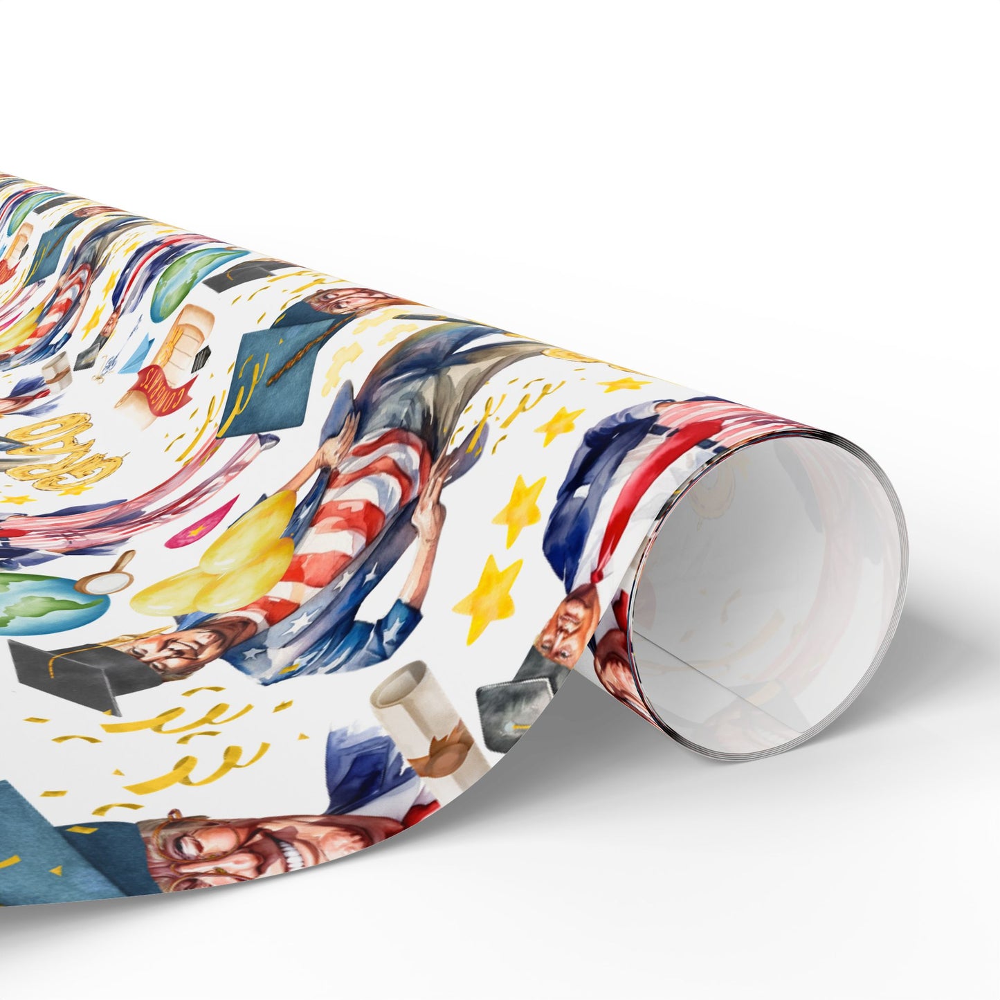 President Graduation Wrapping Paper Roll