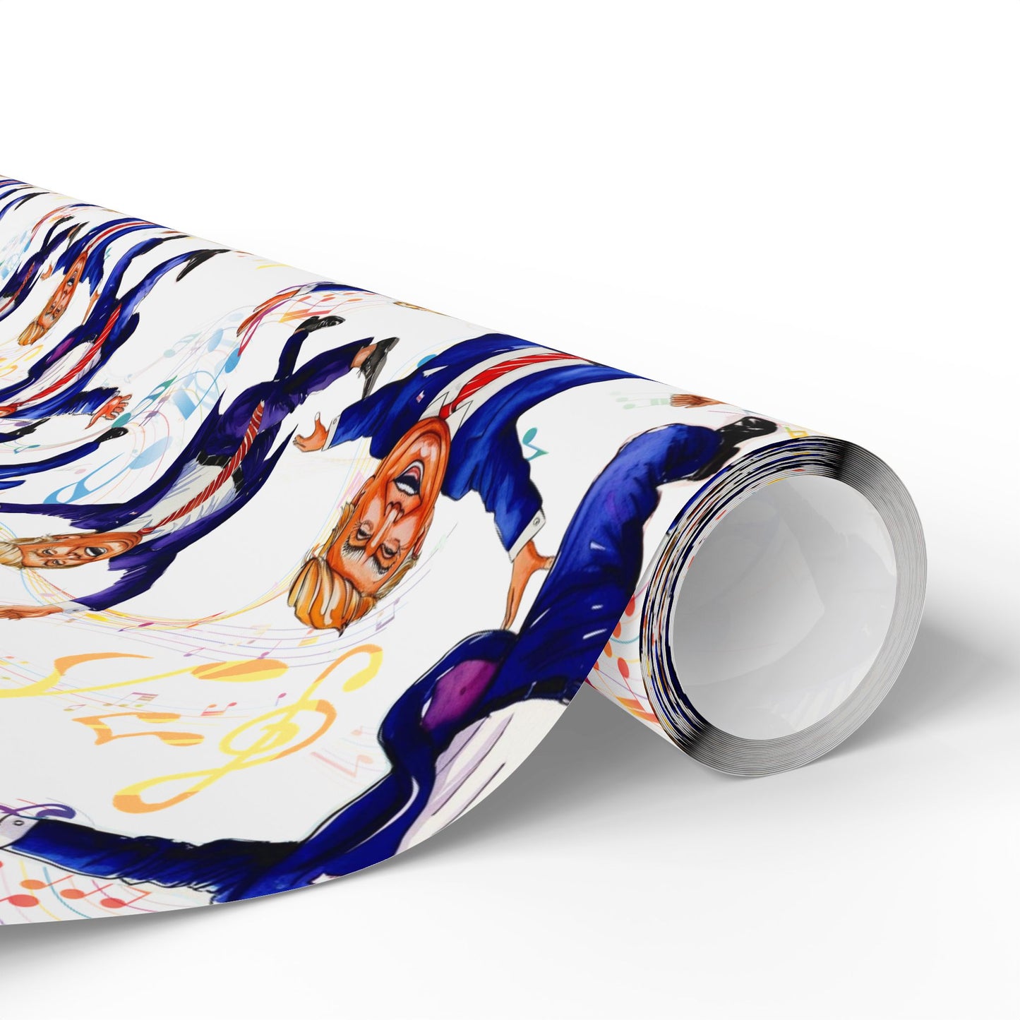 President Birthday Gift Wrapping Paper Roll, One Sheet in A Roll, President Donald Party Decor, Funny President Wrap Paper
