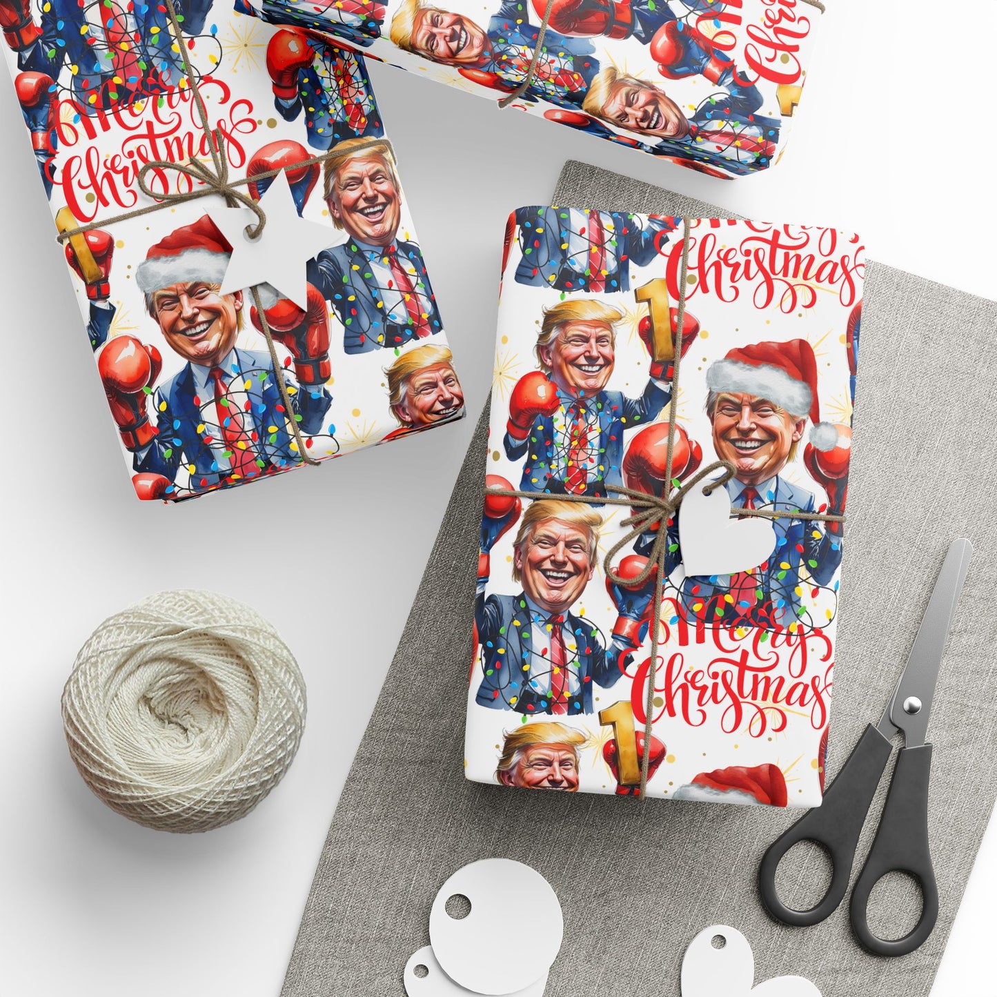 President is Fine, Everything is Fine Wrapping Paper, President Donald Holiday Gift Wrap, President Christmas Wrap Paper Roll