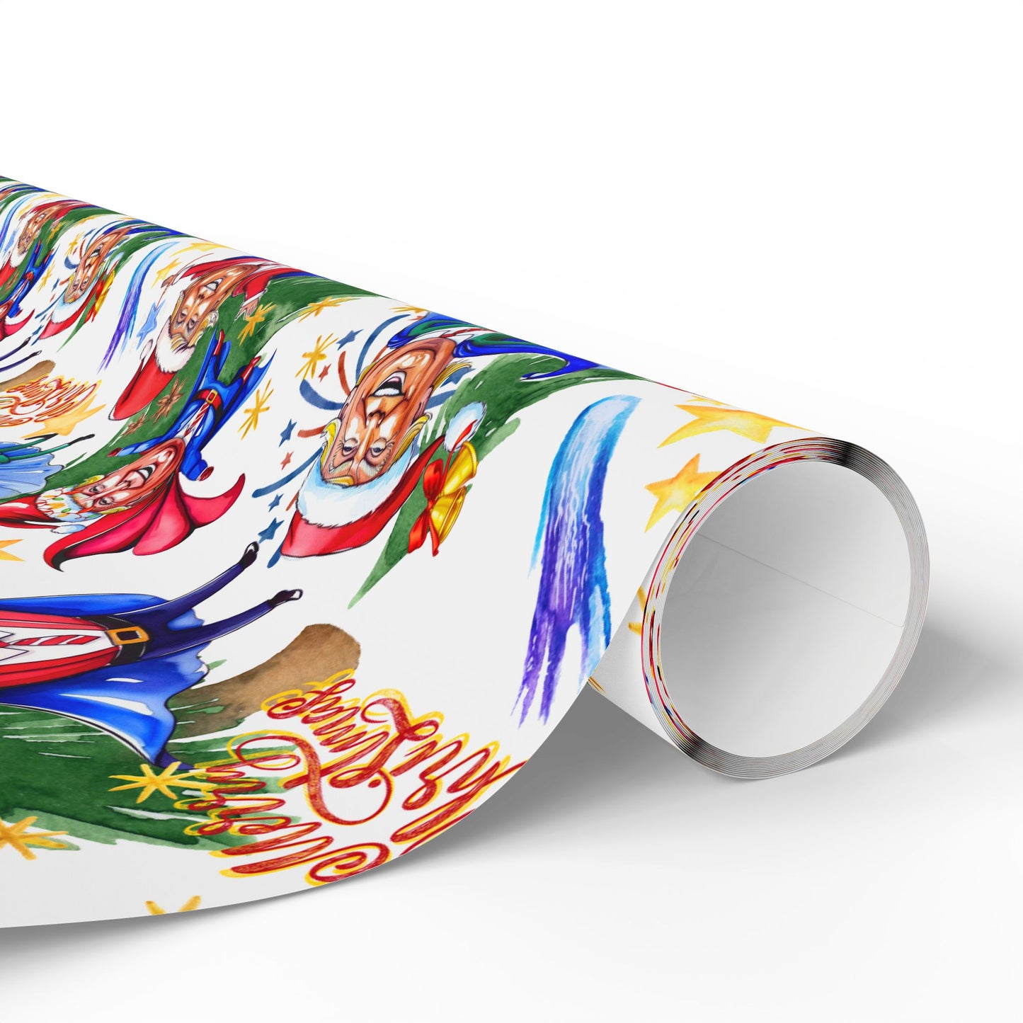 President Donald Super Christmas Wrapping Paper | Super President Gift Wrap, President Festive Decor Paper Roll