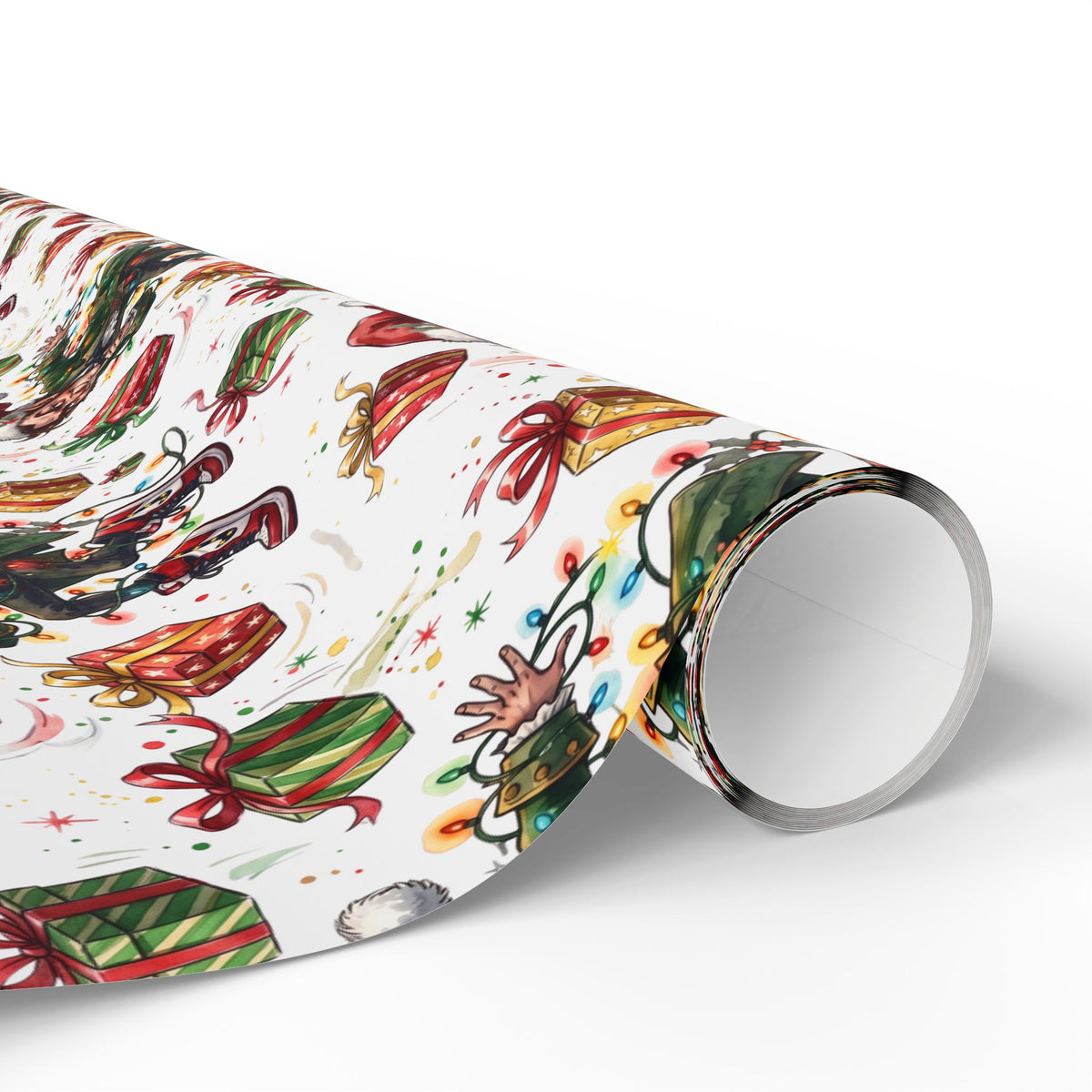 Tip Toeing Rumpelstiltskin Wrapping Paper Roll | Rumpelstiltskin Christmas Wrap Paper | Size 30' x 72" Inches
