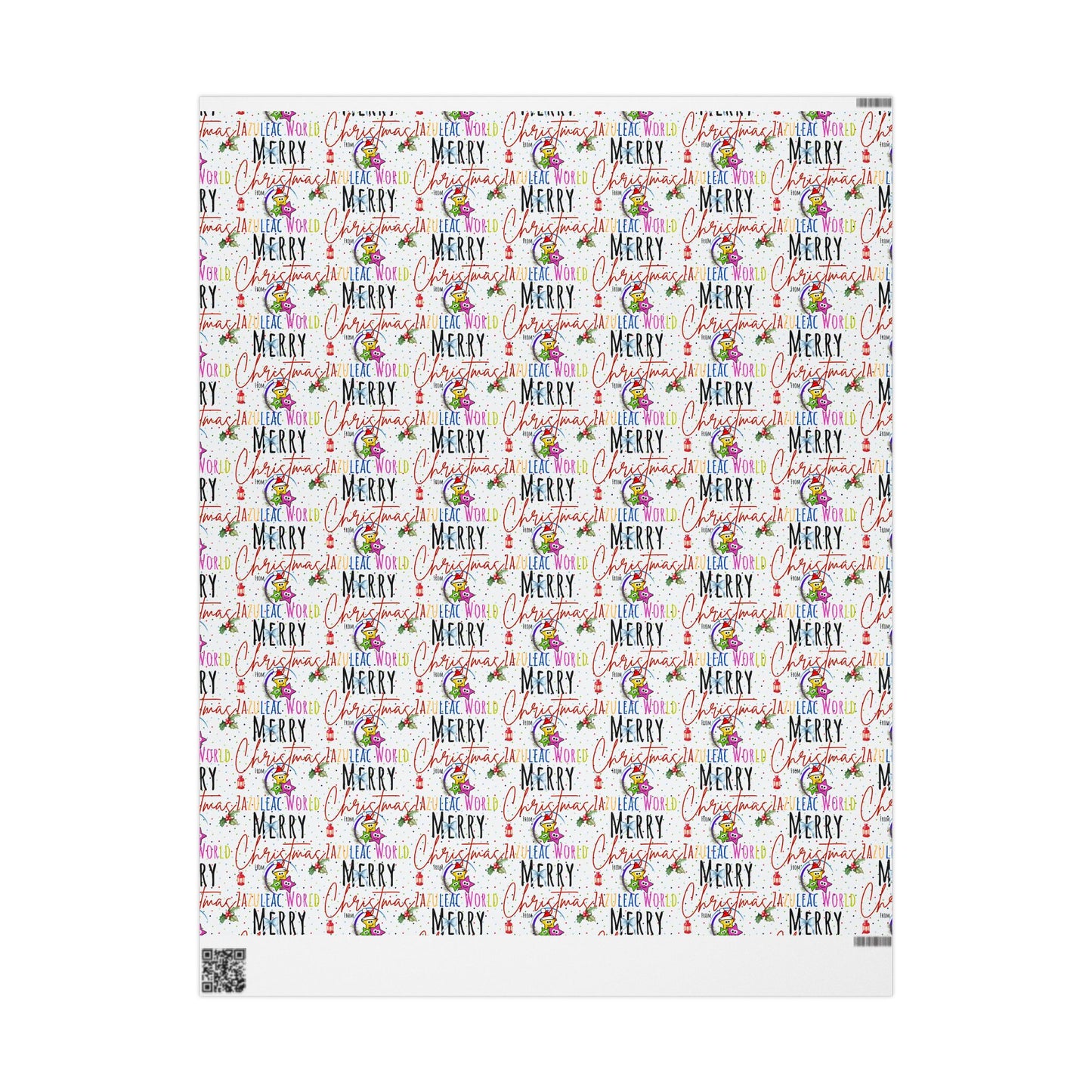 Zazuleac World Signature Christmas Wrapping Paper