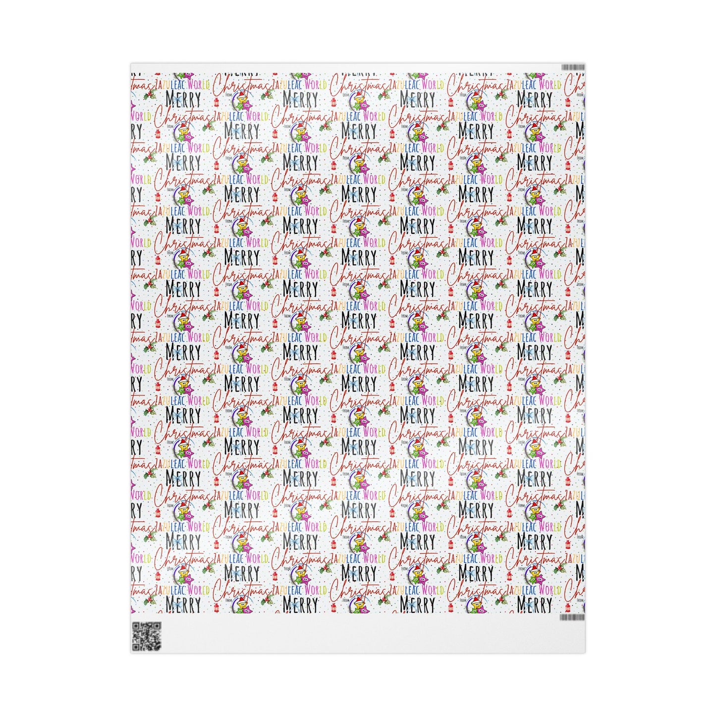 Zazuleac World Signature Christmas Wrapping Paper