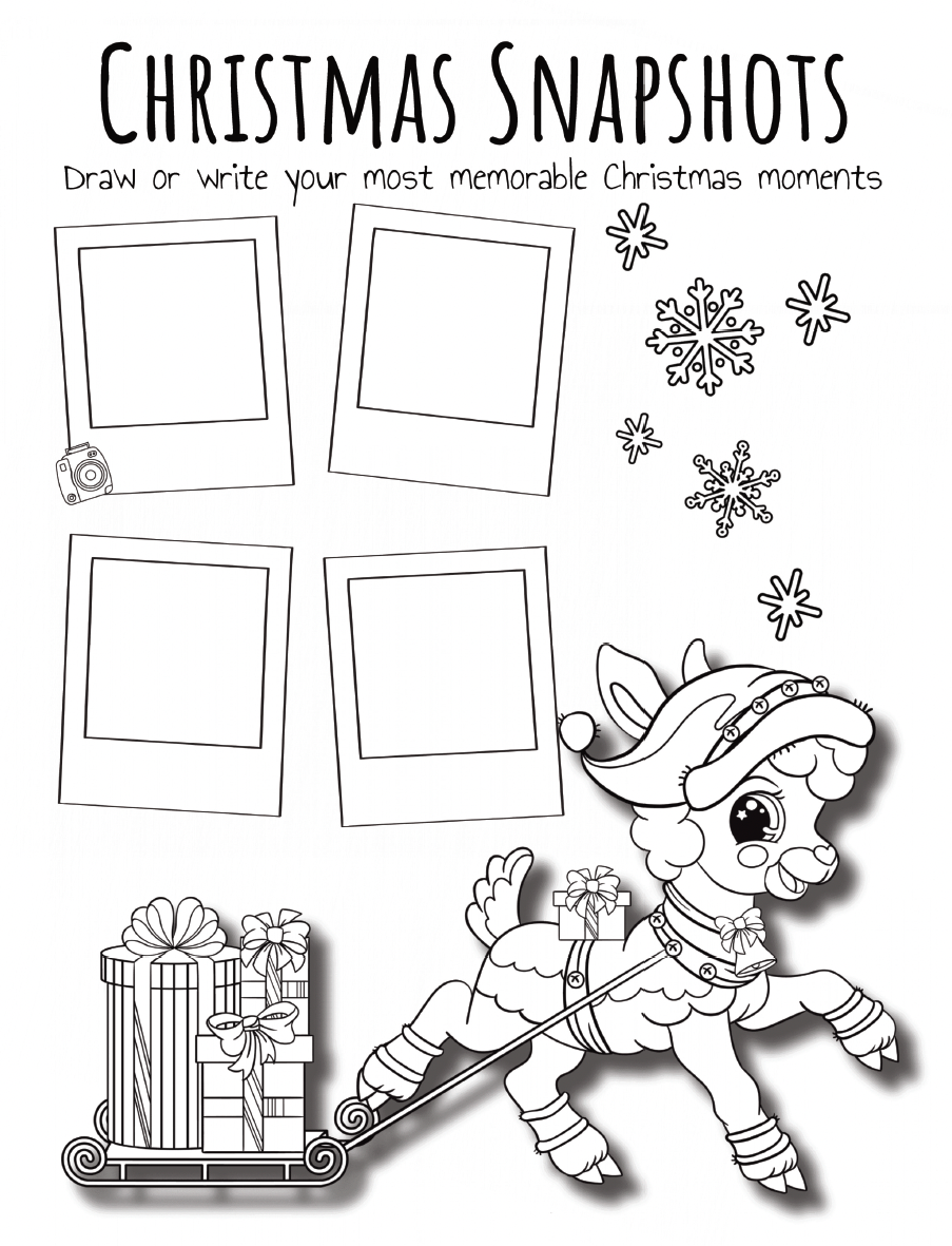 Merry Christmas Activity Book for Kids Ages 3+