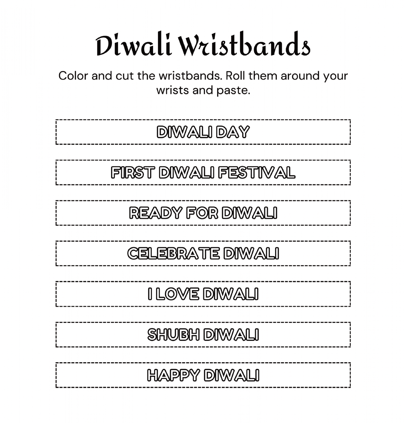 Diwali Activity Book for Kids Ages 4-7